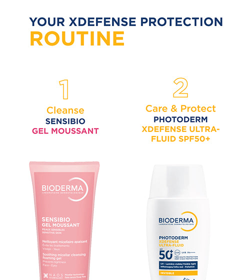 Bioderma Photoderm XDefense Ultra-Fluid SPF 50+ Invisible Sunscreen I PA ++++ I In-Vivo tested