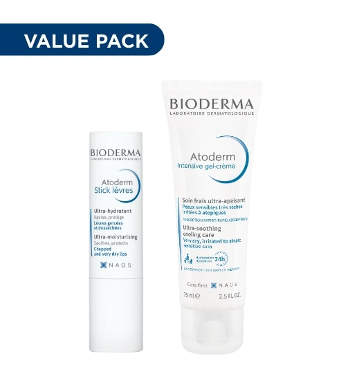 Value Combo- Atoderm Lip Balm & Atoderm Intensive Gel Creme