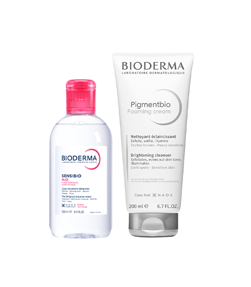 Your Everyday Glow Combo: Sensibio H2O (250ml) & Pigmentbio Foaming Cream (200ml)