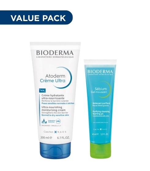 Value Combo - Atoderm Crème 200ml & Sebium Gel 45ml
