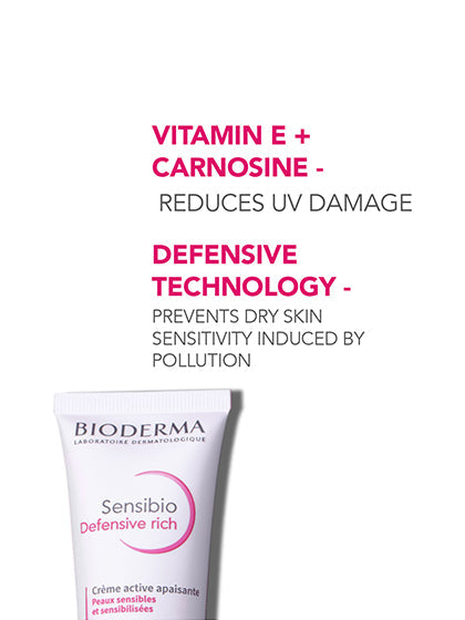 Sensibio Defensive Rich Soothing 12hr Moisturizer With Vitamin E - Sensitive Skin