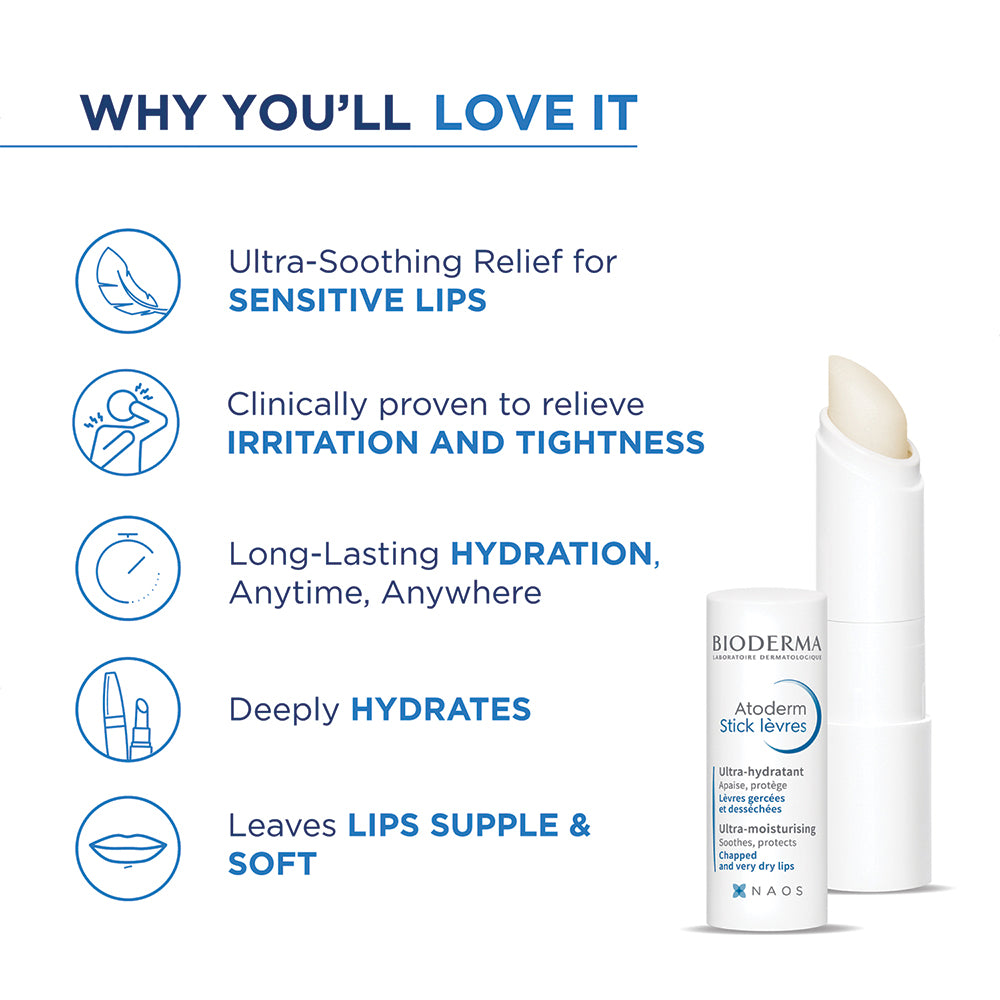 Value Combo- Atoderm Lip Balm & Sensibio GM 45ml