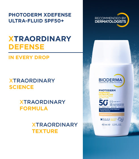 Bioderma Photoderm XDefense Ultra-Fluid SPF 50+ Tinted Sunscreen I PA ++++ I In-Vivo tested