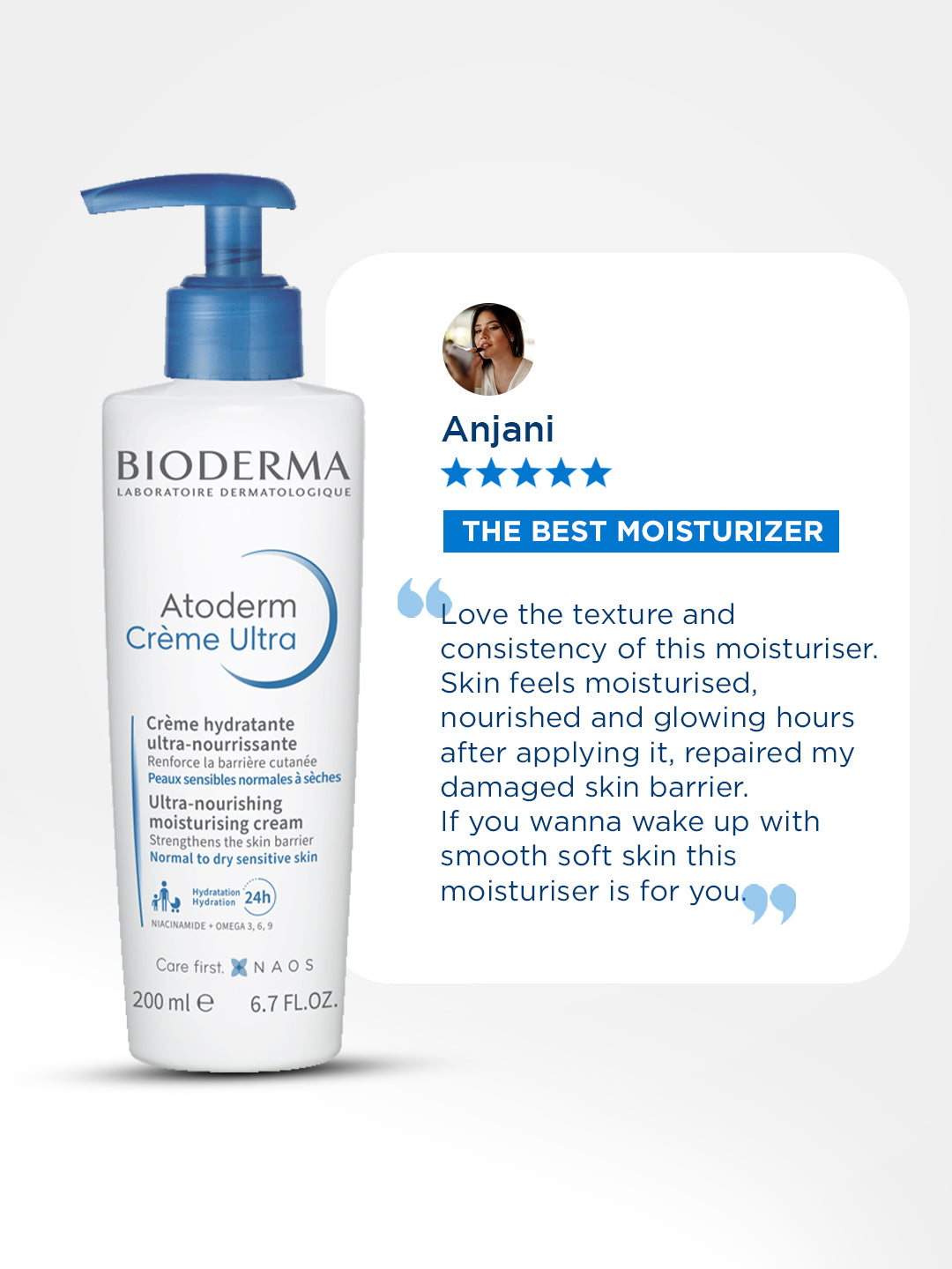Atoderm Creme Ultra-Niacinamide Moisturizer-Boosts Hyaluronic Acid, Ceramides
