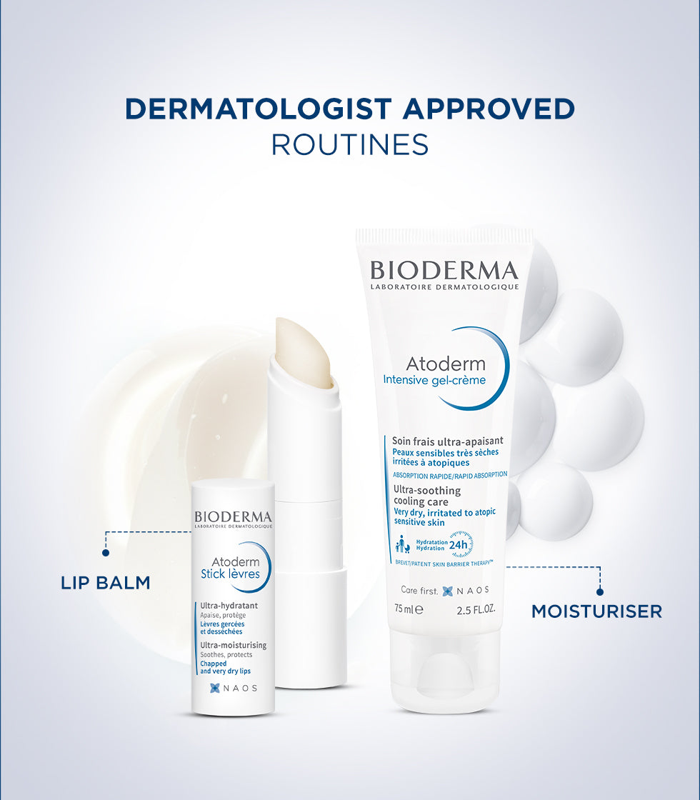 Value Combo- Atoderm Lip Balm & Atoderm Intensive Gel Creme
