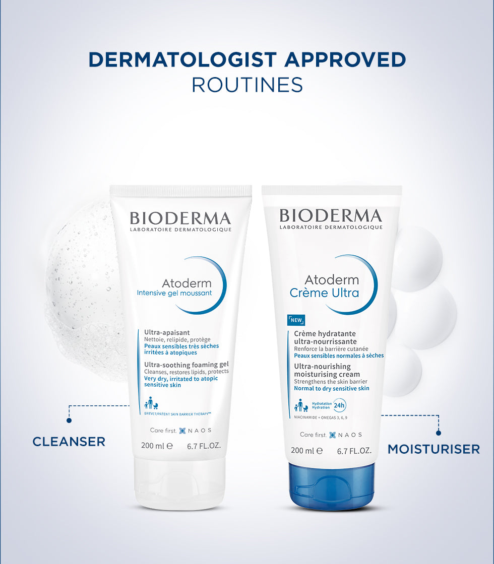 Value Combo - Atoderm Crème 200ml & Atoderm Intensive Gel Moussant 200ml