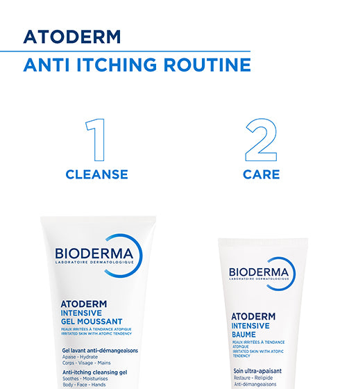 Atoderm Intensive Gel Moussant - Anti-Itching Cleanser With Niacinamide