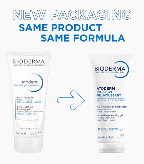 Atoderm Intensive Gel Moussant - Anti-Itching Cleanser With Niacinamide