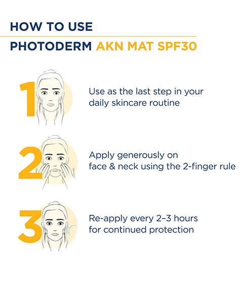 Photoderm AKN Mat - SPF 30 Anti Blemish Sunscreen For Combination To Acne-Prone Skin